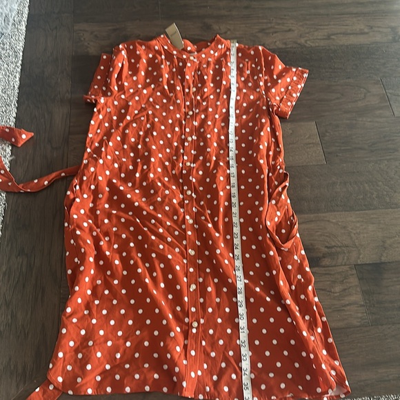 NWT Loft Petite Polka Dot Dress Sz MP - Picture 9 of 9